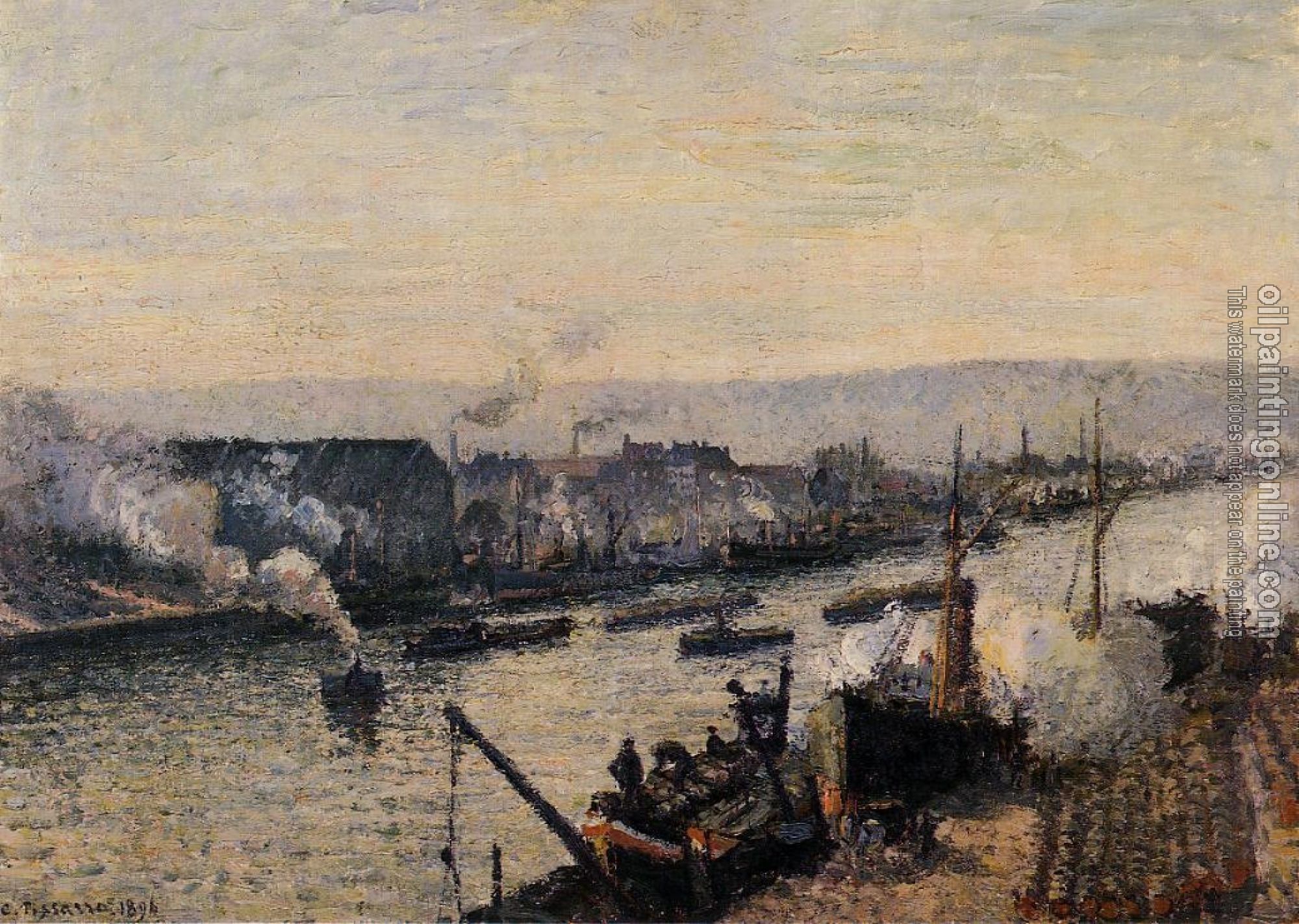 Pissarro, Camille - The Port of Rouen